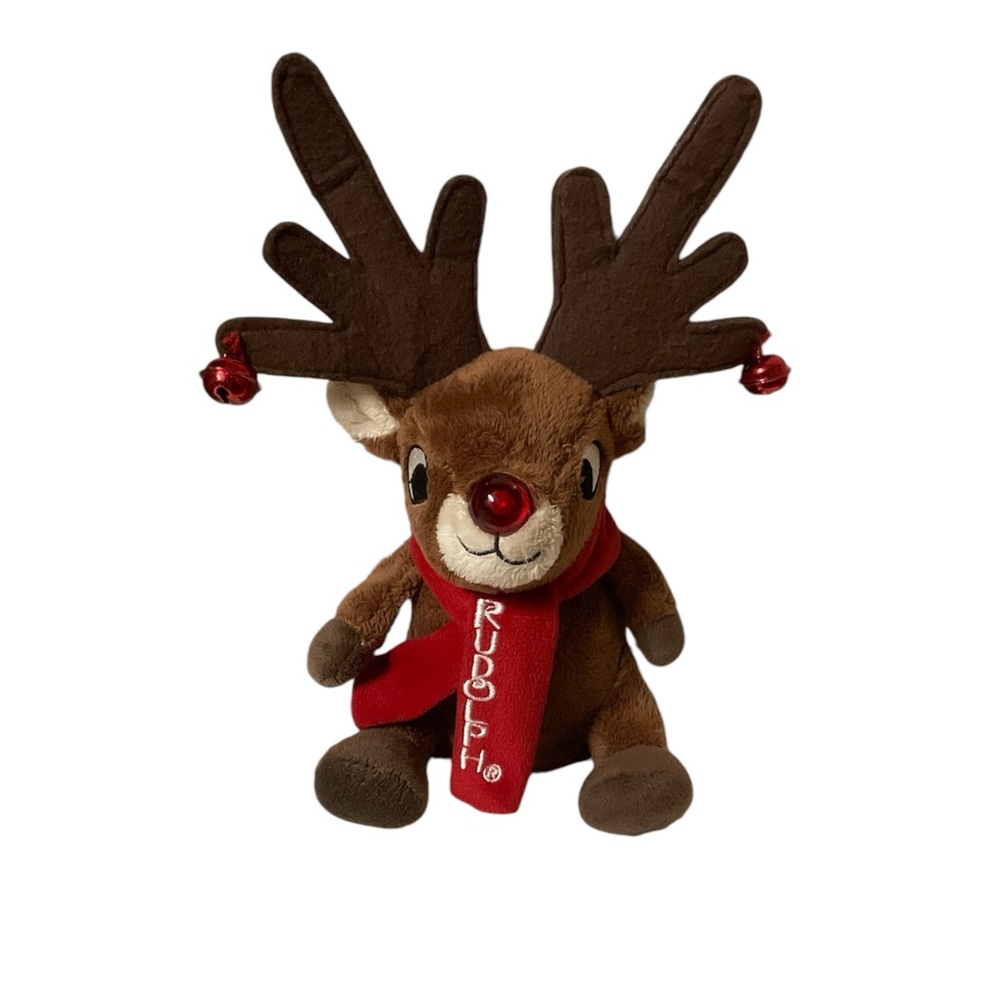 Dan Dee Rudolph The Red Nosed Reindeer Plush Animated Stuffed Animal Christmas